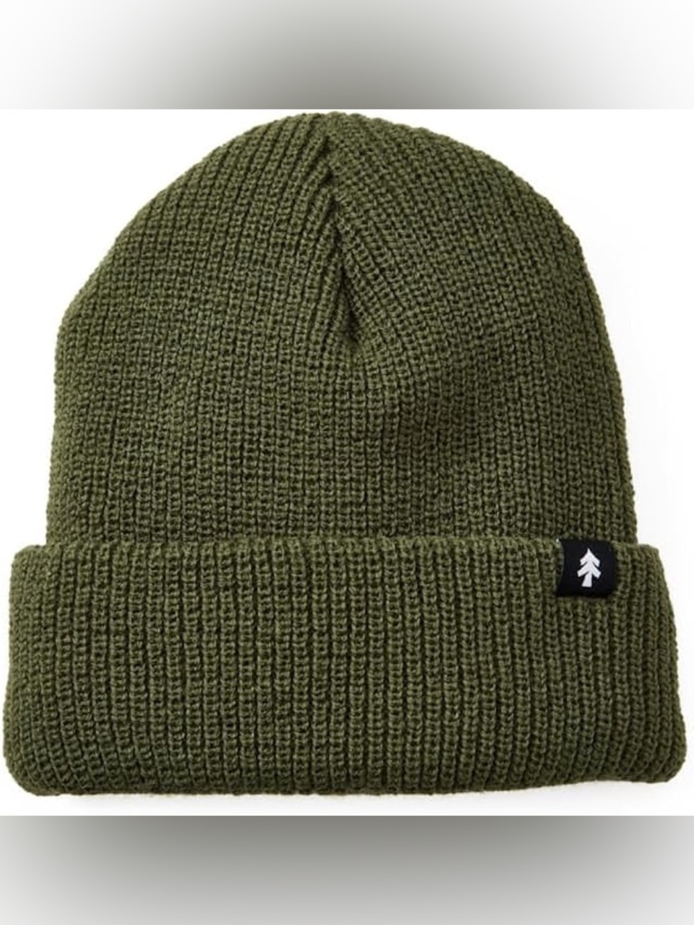 Huckberry Olive Green Knit Beanie